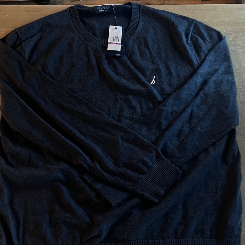 Nautica Men's Dark Blue Crewneck Sweater